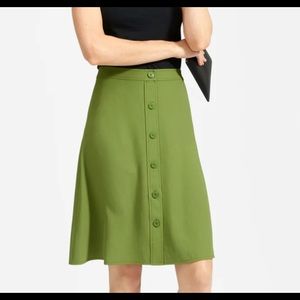 Everlane The Japanese GoWeave Swing Skirt